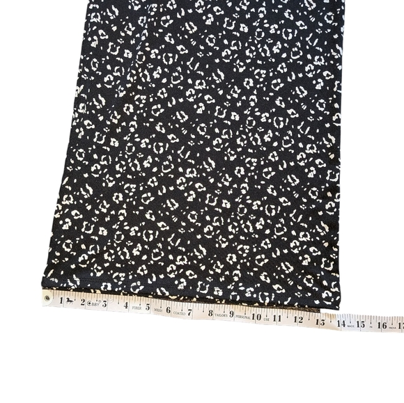 Love Ryan Womens Plus Size 2X Pull On Pants Black Leopard Wide Leg Festival - Picture 4 of 7